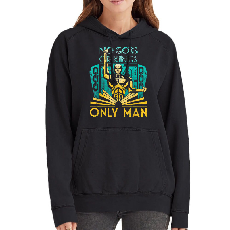 Objectivist Atheist Libertarian No Gods Or Kings Only Man T Shirt Vintage Hoodie | Artistshot