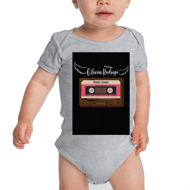 Olivia Drivers License Colors Poster Baby Bodysuit | Artistshot