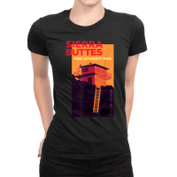 Sierra Buttes Fire Lookout Hike   California T Shirt Ladies Fitted T-shirt | Artistshot