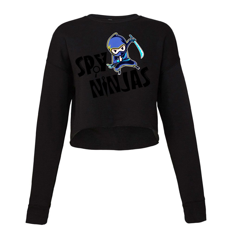 Spy Gaming Ninjas Gamer Funny Cropped Sweater by liqualyfu | Artistshot