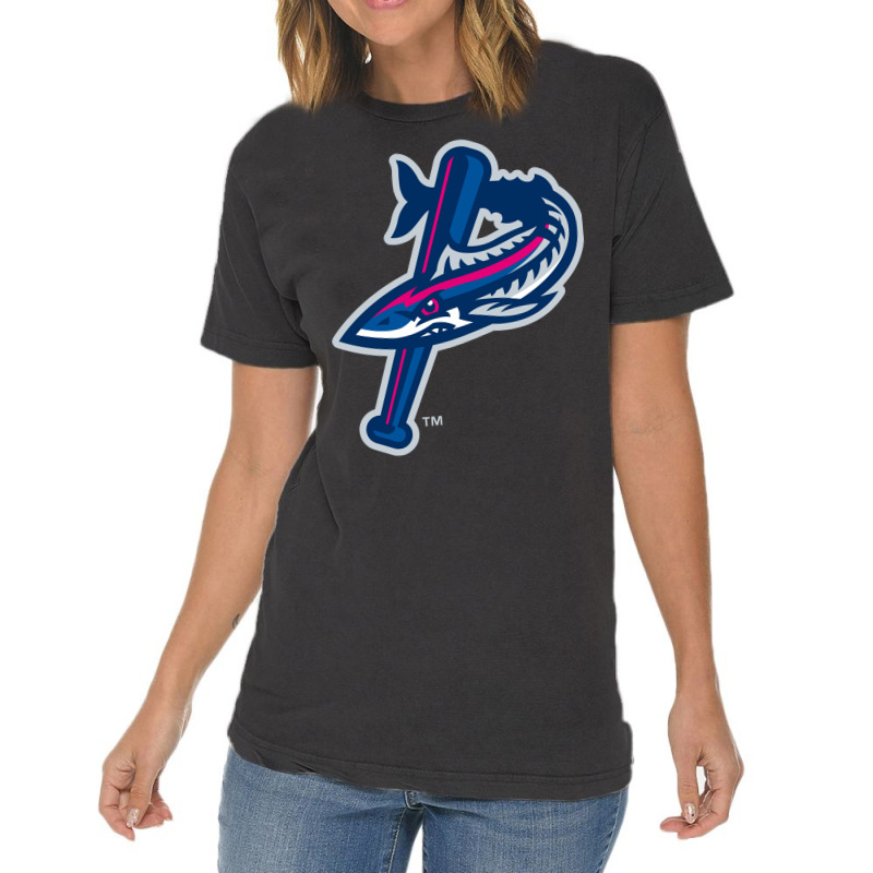 Pensacola,blue,wahoos Vintage T-shirt | Artistshot