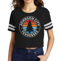 Johnson City Tennessee Tn Vintage Graphic Retro 70s T Shirt Scorecard Crop Tee | Artistshot