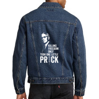 Killing Freedom Only Took One Little Prick Men Denim Jacket | Artistshot