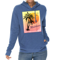 Maldives Retro Vintage Sunset T Shirt Lightweight Hoodie | Artistshot