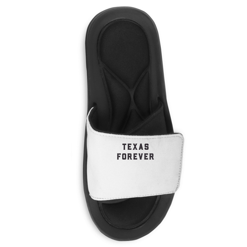 Texas Forever Shirt  Distressed Bold Design Slide Sandal | Artistshot