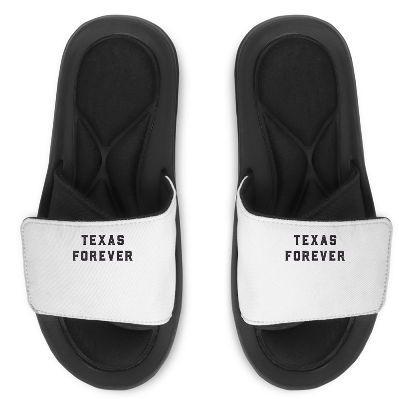 Texas Forever Shirt  Distressed Bold Design Slide Sandal | Artistshot