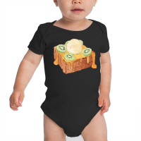 Brick Toast Bread Lover T  Shirt Honey Bread Brick Toast Topped With K Baby Bodysuit | Artistshot