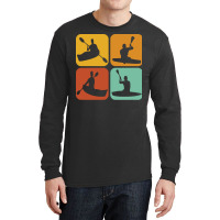 Canoe T Shirt Retro Canoeing I Kayak I Kayaking I Paddle I Canoe T Shi Long Sleeve Shirts | Artistshot