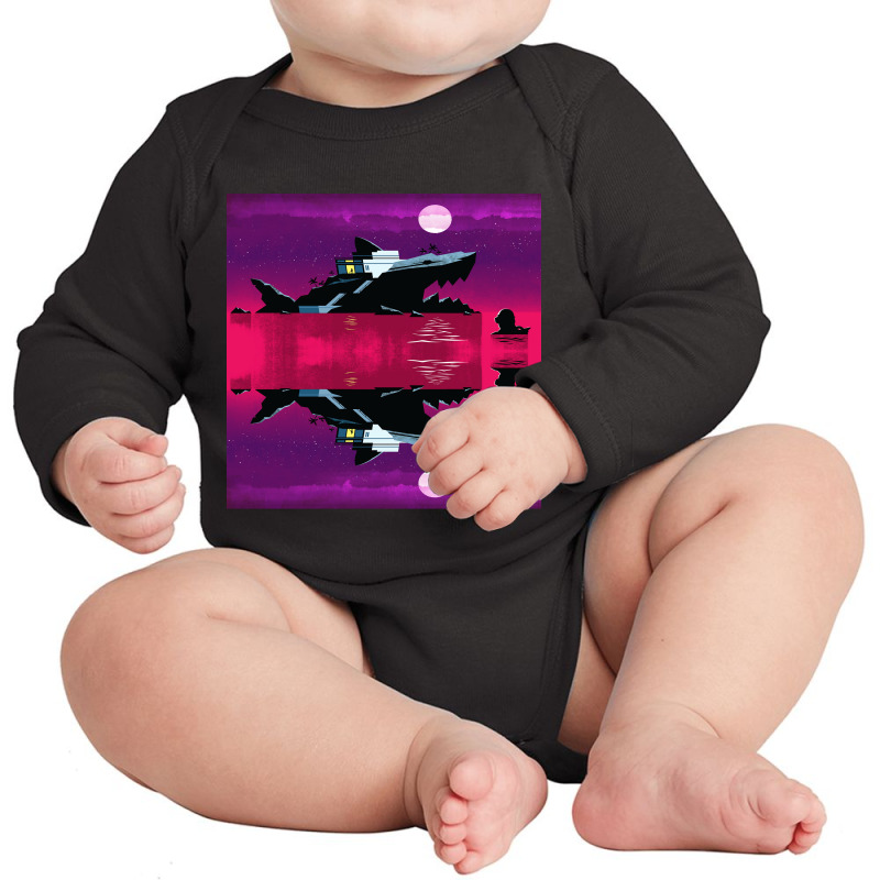 Dangerous Waters Long Sleeve Baby Bodysuit | Artistshot