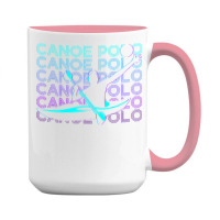 Canoe Polo T  Shirt Canoe Polo Canoeing Canoeist Retro Gift T  Shirt 15 Oz Coffee Mug | Artistshot