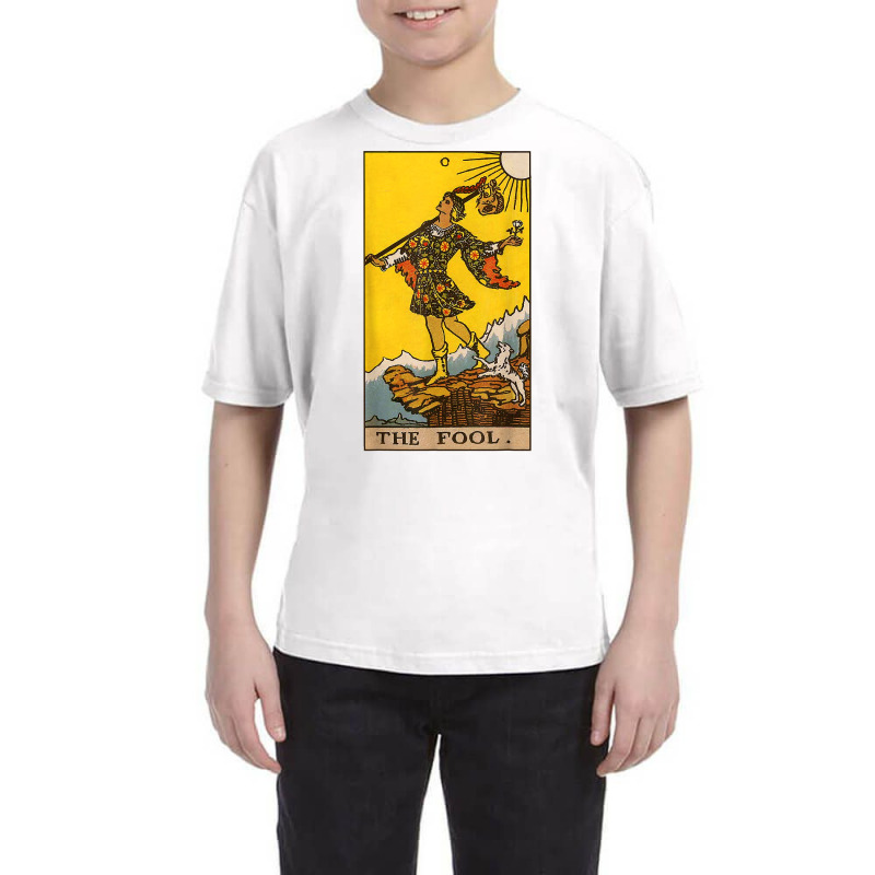 The Fool Tarot Card Major Arcana Card Zero 0 T Shirt Youth Tee by waltervanderwilt1 | Artistshot