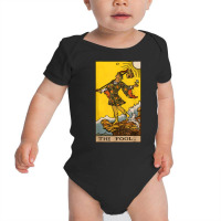 The Fool Tarot Card Major Arcana Card Zero 0 T Shirt Baby Bodysuit | Artistshot