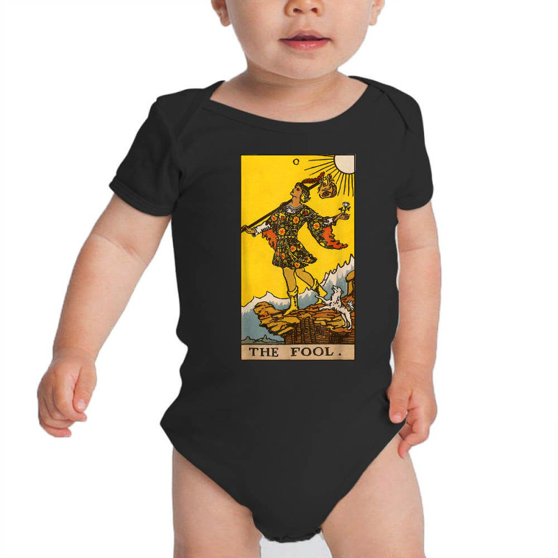 The Fool Tarot Card Major Arcana Card Zero 0 T Shirt Baby Bodysuit by waltervanderwilt1 | Artistshot