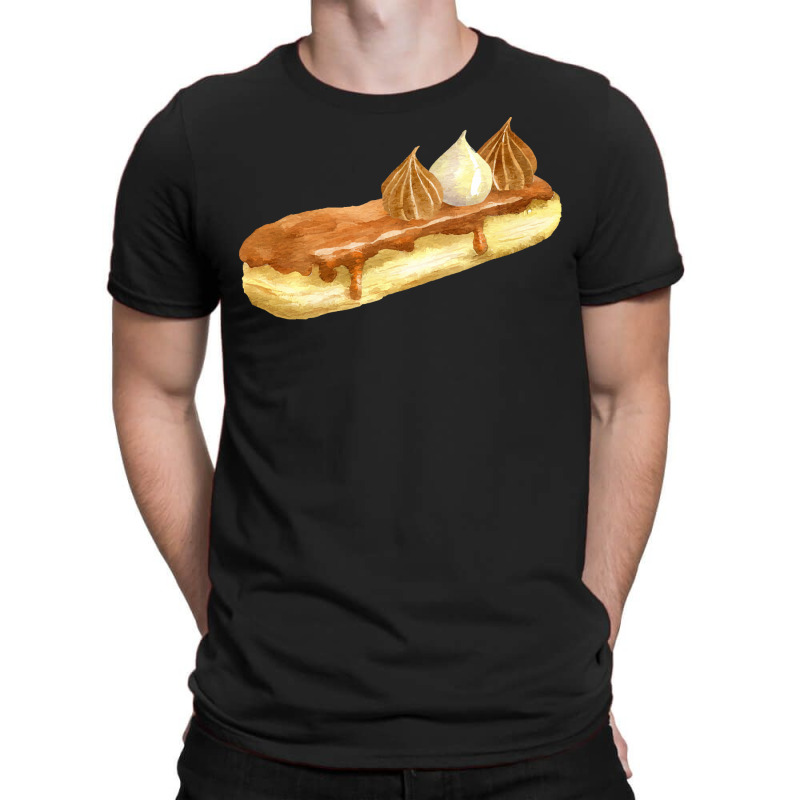 Caramel Eclair T  Shirt Salted Caramel Eclair With Meringue Toppings T T-shirt | Artistshot