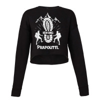 Hiking Hiker Prapoutel France Hiking Vacation Ski Cropped Sweater | Artistshot