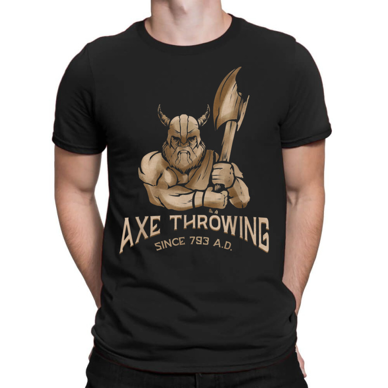 Lumberjack Axe Throwing Since 793 Ad Hatchet & Axe Throwing T-shirt | Artistshot