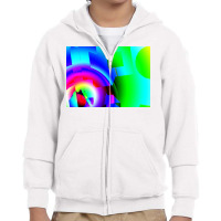 Multicolor Gradient Background For Cover Template, Blurred, Etc Youth Zipper Hoodie | Artistshot