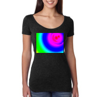 Multicolor Gradient Background For Cover Template, Blurred, Etc Women's Triblend Scoop T-shirt | Artistshot