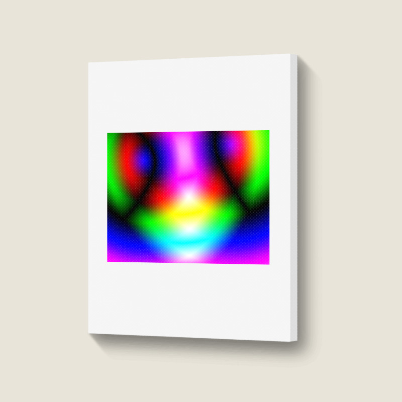 Multicolor Gradient Background For Cover Template, Blurred, Etc Portrait Canvas Print | Artistshot