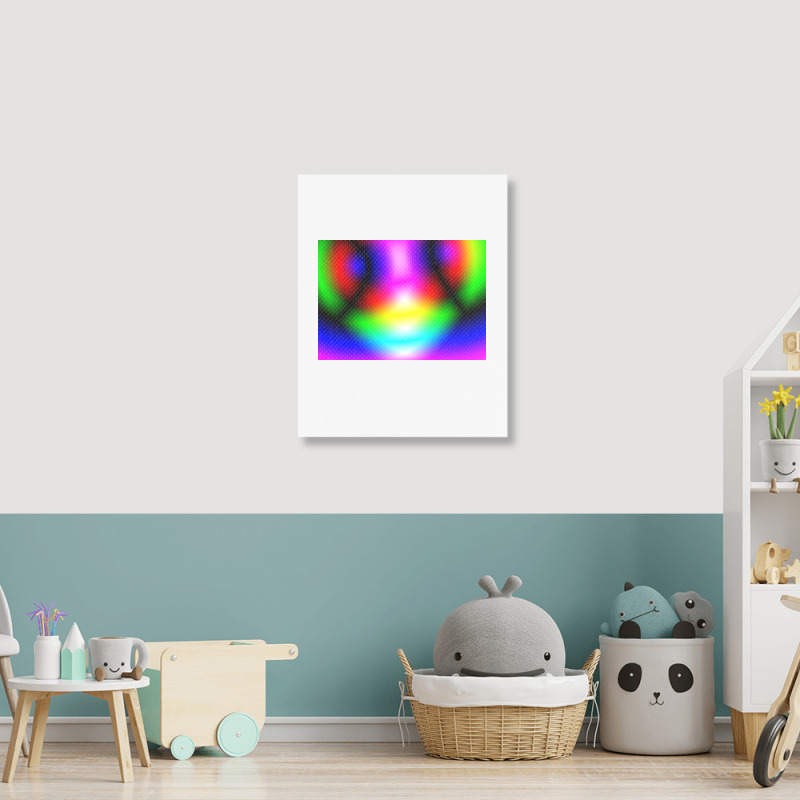 Multicolor Gradient Background For Cover Template, Blurred, Etc Portrait Canvas Print | Artistshot