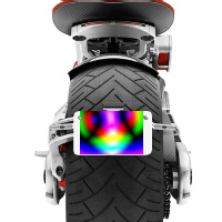 Multicolor Gradient Background For Cover Template, Blurred, Etc Motorcycle License Plate | Artistshot