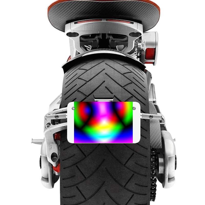 Multicolor Gradient Background For Cover Template, Blurred, Etc Motorcycle License Plate | Artistshot