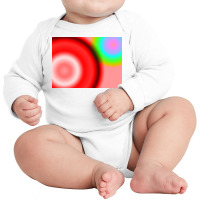 Multicolor Gradient Background For Cover Template, Blurred, Etc Long Sleeve Baby Bodysuit | Artistshot