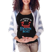 Dragon Boat Racing Festival Paddle Chinese Boating T Shirt Maternity Scoop Neck T-shirt | Artistshot