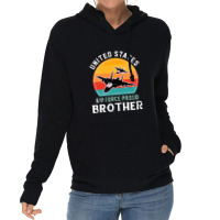 United States Air Force Proud Brother, 4th Of July Independence Day Lightweight Hoodie | Artistshot