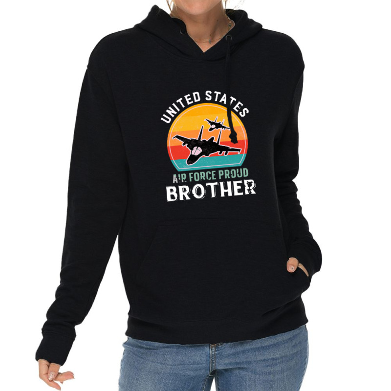 United States Air Force Proud Brother, 4th Of July Independence Day Lightweight Hoodie by liburdowu | Artistshot