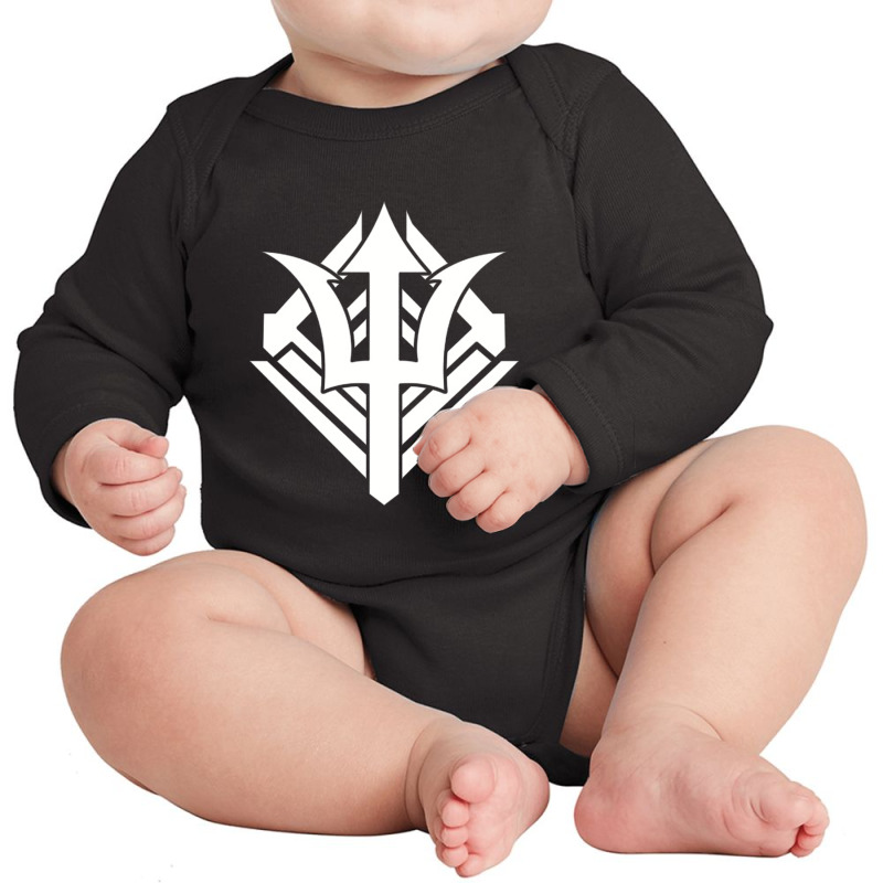 Ice Poseidon Trident Long Sleeve Baby Bodysuit | Artistshot