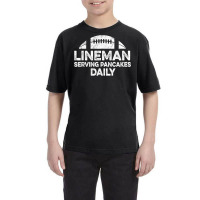 Mens Lineman Serving Pancakes Daily Football Offensive Lineman T Shirt Youth Tee | Artistshot