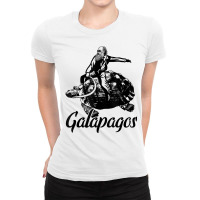 Charles Darwin Galapagos Islands Evolution T Shirt Ladies Fitted T-shirt | Artistshot