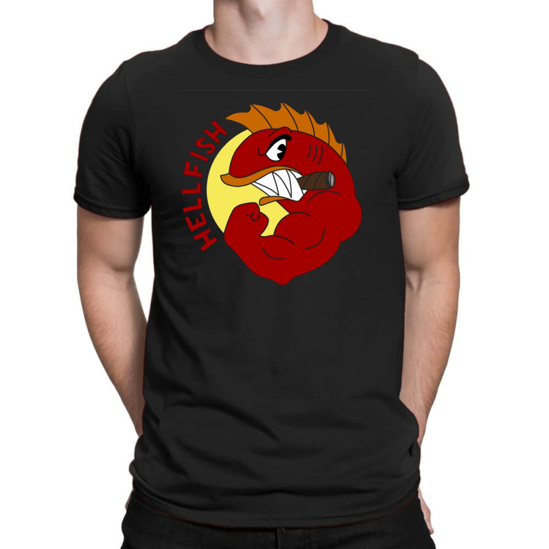 The Flying Hellfish T-shirt | Artistshot