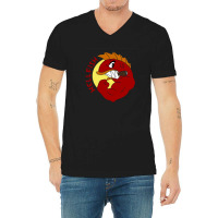 The Flying Hellfish V-neck Tee | Artistshot