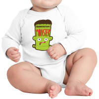 Frankenstein's Monster Long Sleeve Baby Bodysuit | Artistshot