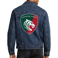 Leicester Tigers Rugby Men Denim Jacket | Artistshot