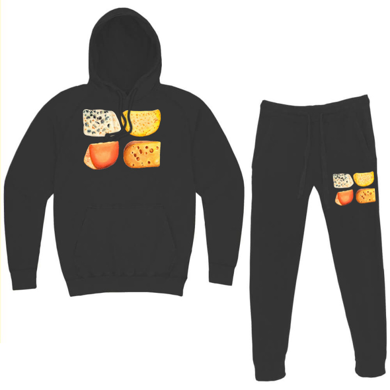 Different Types Of Cheese T  Shirt Cheese Pack   Blue Cheese, Maasdam, Hoodie & Jogger set by salesmanhuh | Artistshot