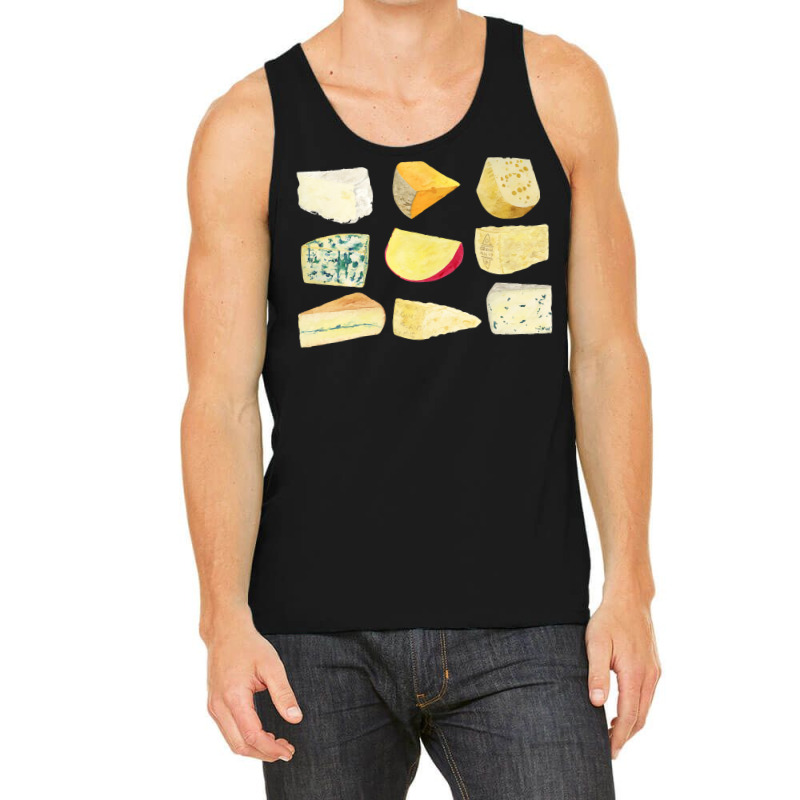 Different Types Of Cheese T  Shirt Cheese Set T  Shirt Tank Top by salesmanhuh | Artistshot