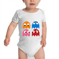 Pacman Ghosts Cool Retro 80s Baby Bodysuit | Artistshot