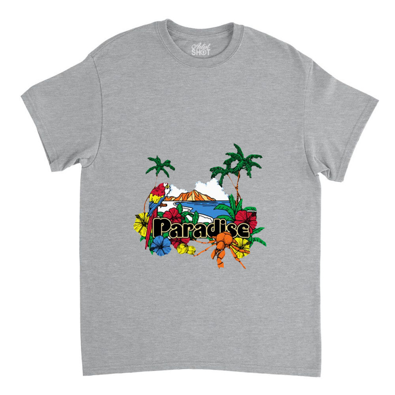 Paradise Island Classic T-shirt by wongnyleneh | Artistshot