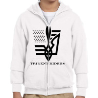 Trident Riders Youth Zipper Hoodie | Artistshot