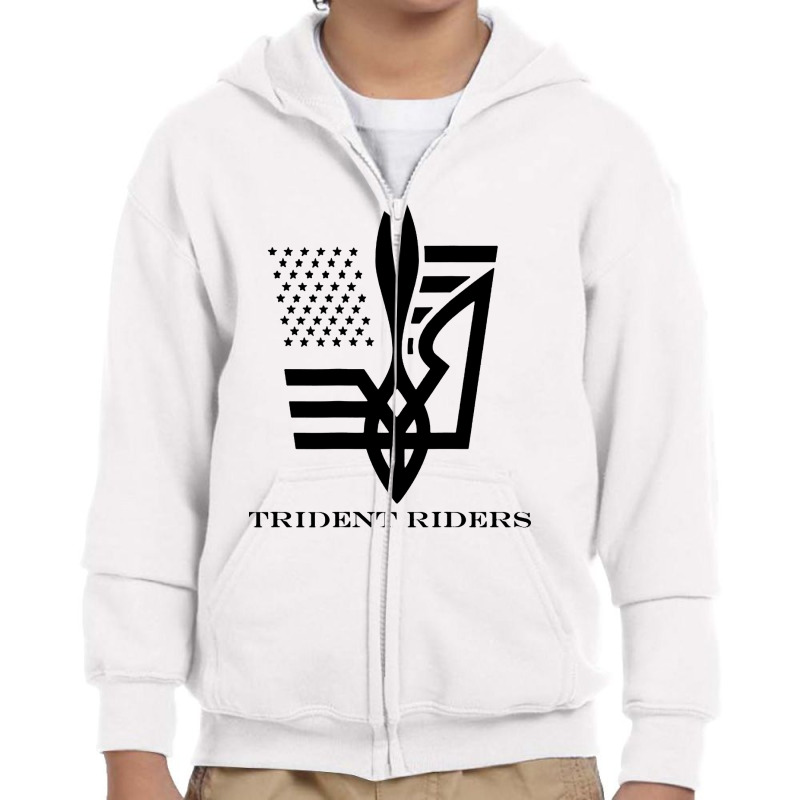 Trident Riders Youth Zipper Hoodie | Artistshot