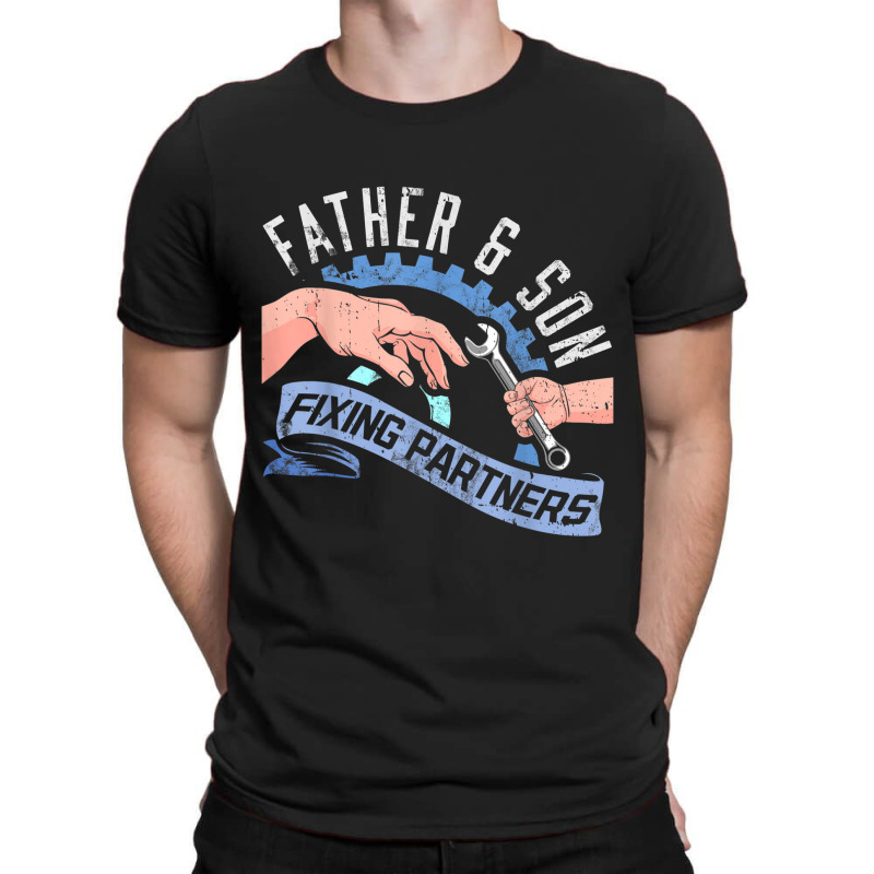 Mechanic Father And Son Father's Day Diesel Mechanic Dad Lad Matching T-shirt | Artistshot