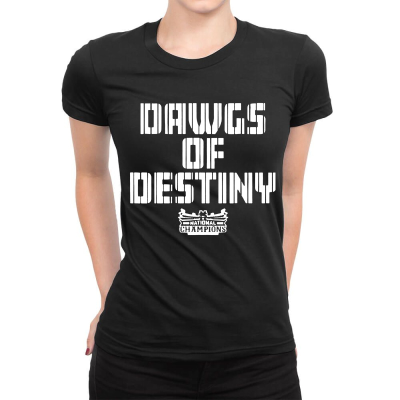 Mississippi State Dawgs Of Destiny Ladies Fitted T-Shirt by ShopYes | Artistshot