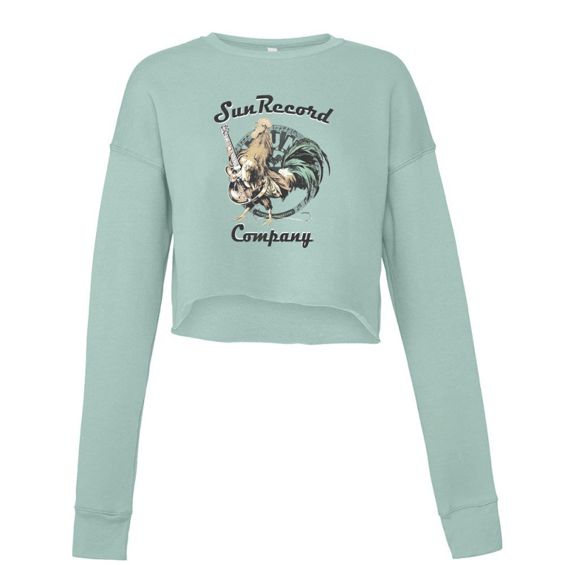 Chicken Music Cropped Sweater by burtonbrazelton | Artistshot