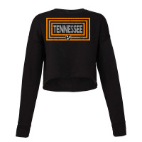 Orange & White Tennessee State Flag Retro Vintage Tennessee T Shirt Cropped Sweater | Artistshot