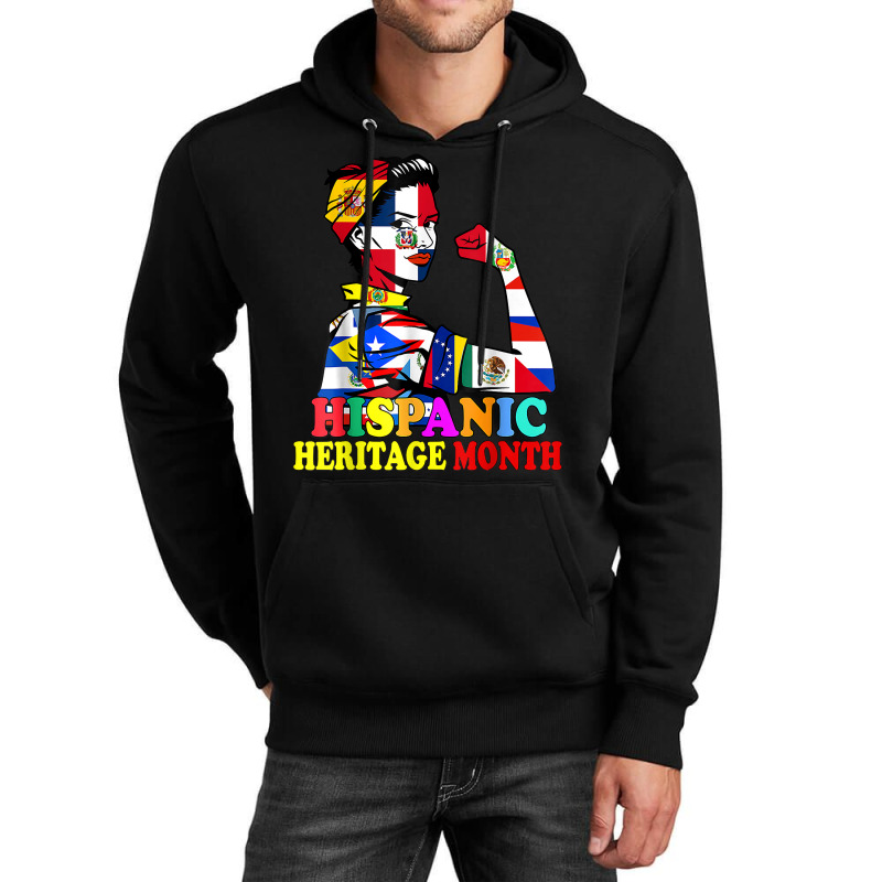 National Hispanic Heritage Month Proud Dominica Latino Women T Shirt Unisex Hoodie by belewomritans | Artistshot