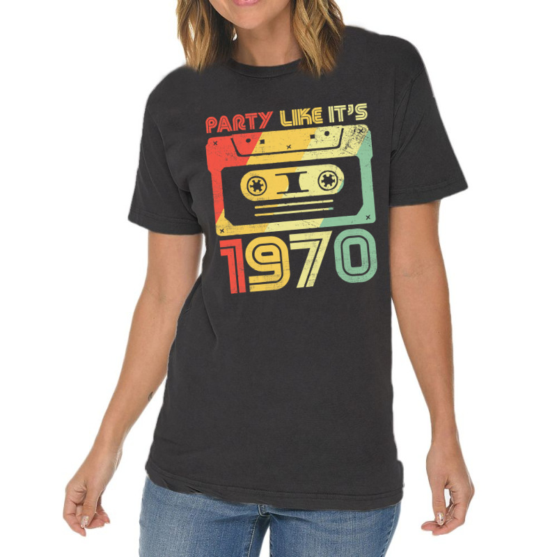 Party Like It's 1970 Retro 70s Party Outfit Costume Tee T Shirt Vintage T-shirt | Artistshot