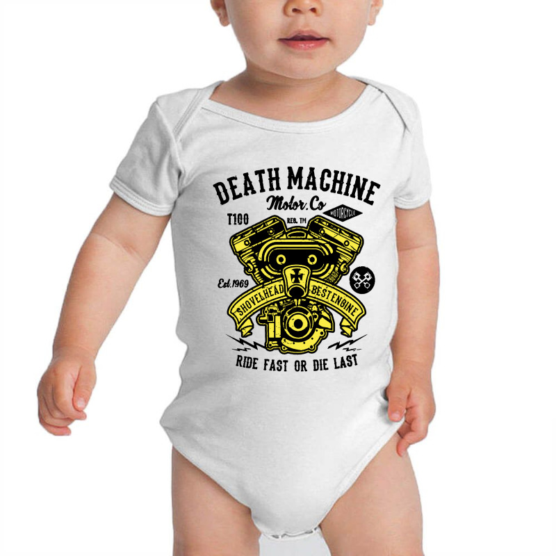 Death Machine Baby Bodysuit by patric9909 | Artistshot